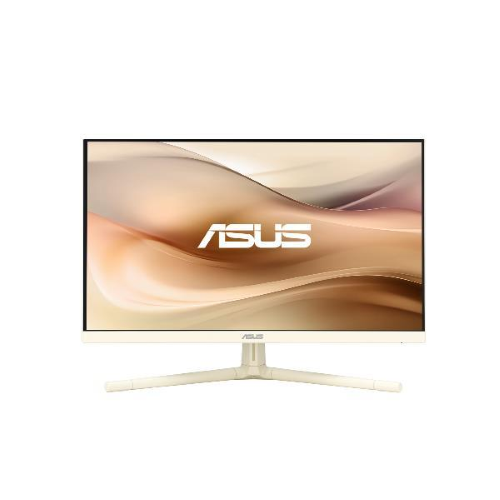 ASUS VU249CFE-M - Monitor a LED - gaming - 24" (23.8" visualizzabile) - 1920 x 1080 Full HD (1080p) @ 100 Hz - IPS - 250 cd/m² - 1300:1 - 1 ms - HDMI, USB-C - latte di avena